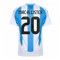 Camiseta Argentina Alexis Mac Allister #20 Primera Equipación Copa America 2024 manga corta